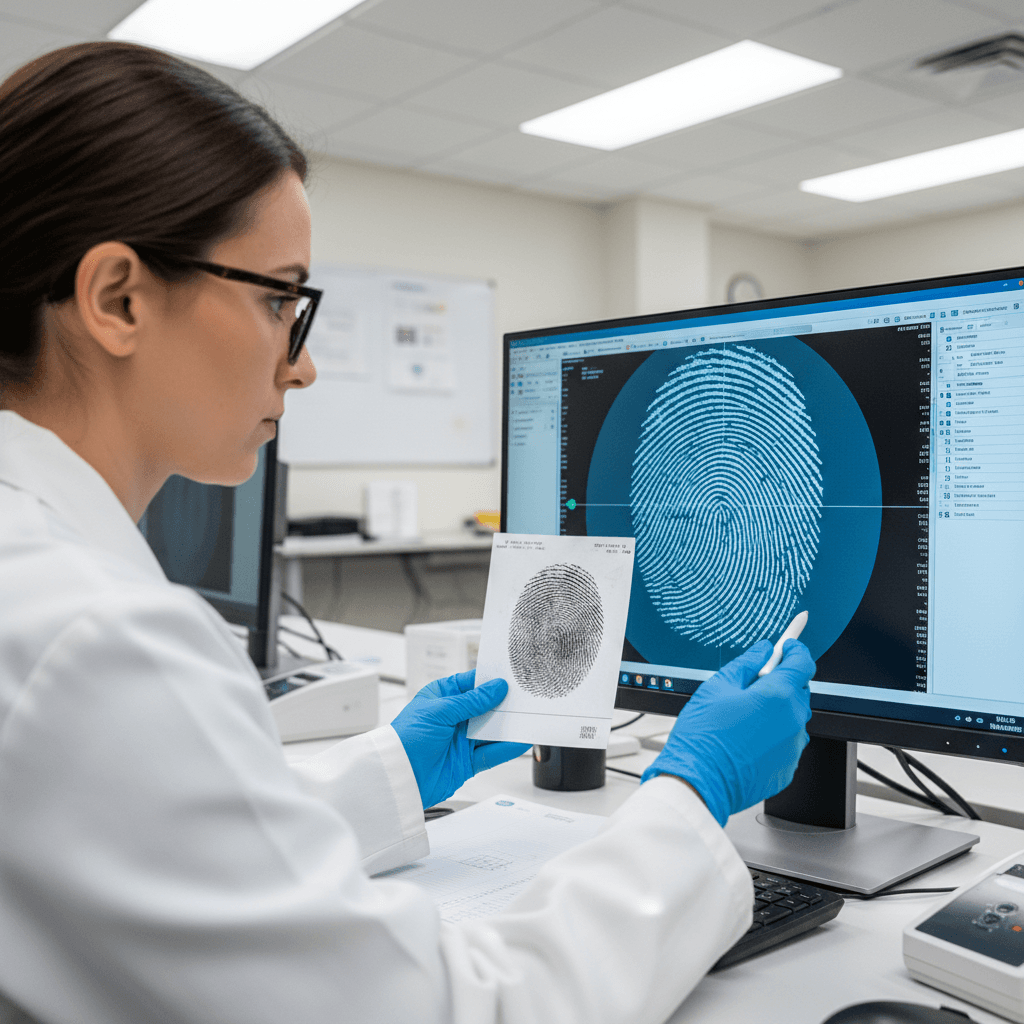 Reviewing scanned fingerprint quality
