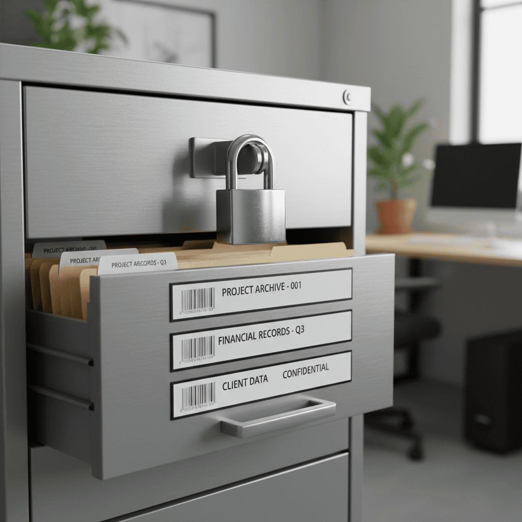 Secure storage of fingerprint records